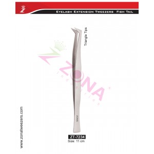 (Fish Tail) Triangle Tips Eyelash Extension Tweezers