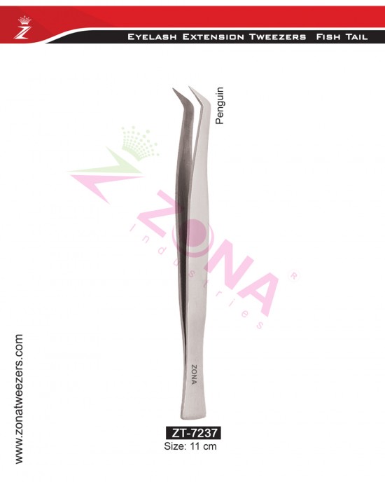 (Fish Tail) Penguin Eyelash Extension Tweezers