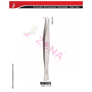 (Fish Tail) Sparrow Eyelash Extension Tweezers