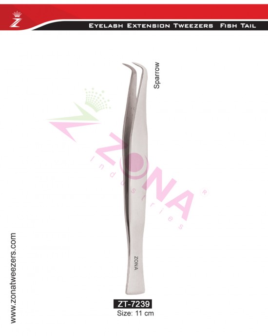 (Fish Tail) Sparrow Eyelash Extension Tweezers