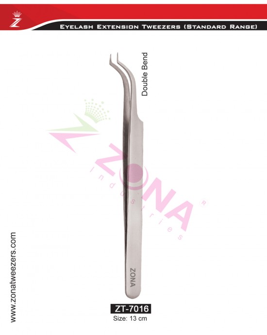 Double Bend Eyelash Extension Tweezers