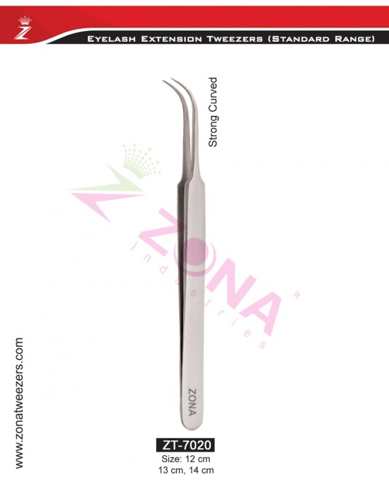 Strong Curved Eyelash Extension Tweezers