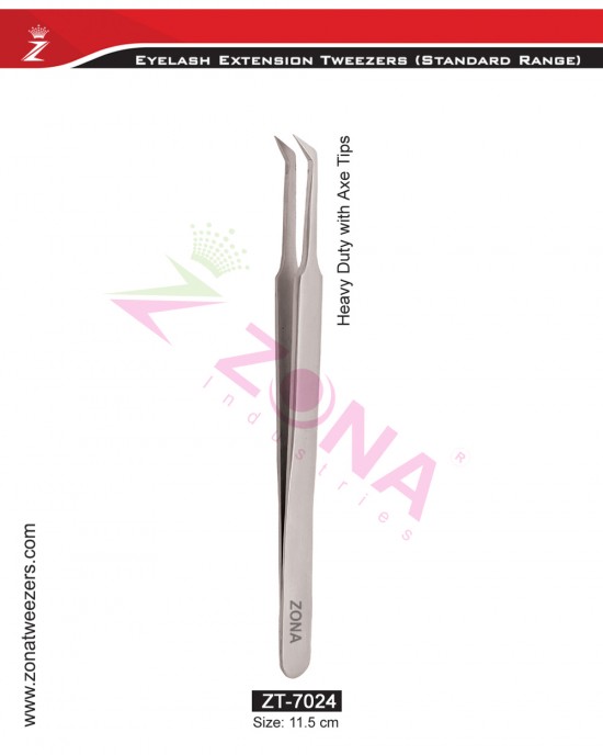 Heavy Duty With Axe Tips Eyelash Extension Tweezers