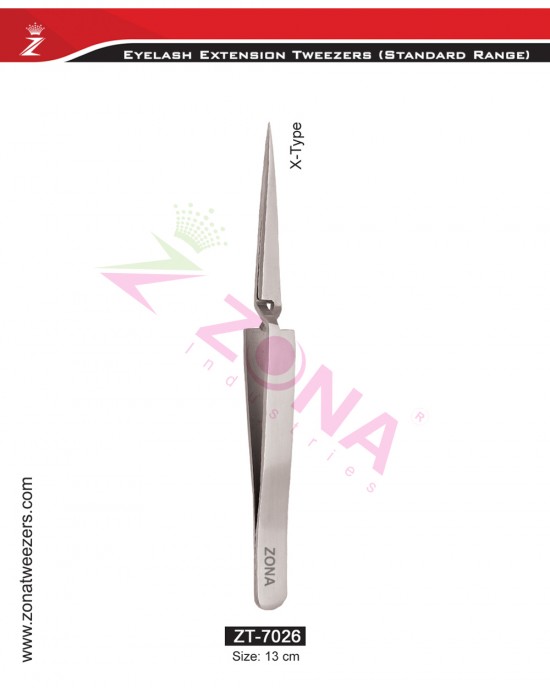 X-Type Eyelash Extension Tweezers