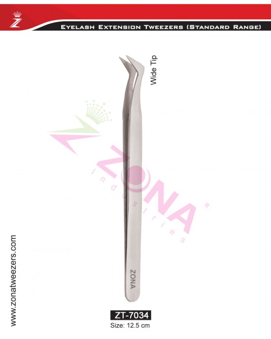 Wide Tip Eyelash Extension Tweezers