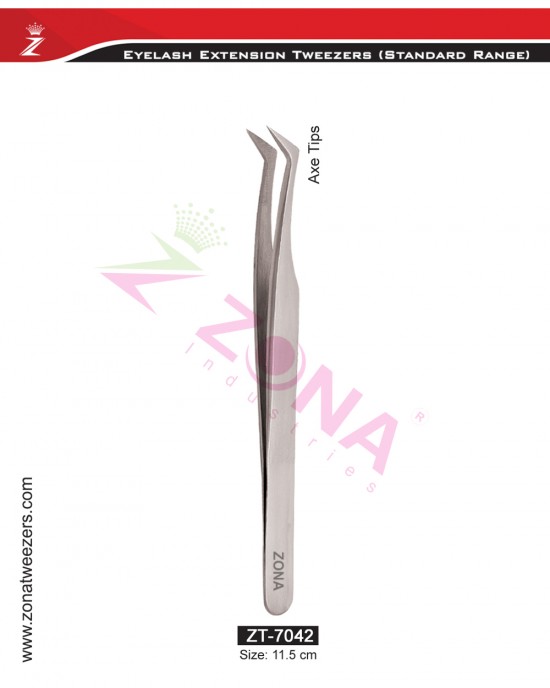 Axe Tips Eyelash Extension Tweezers