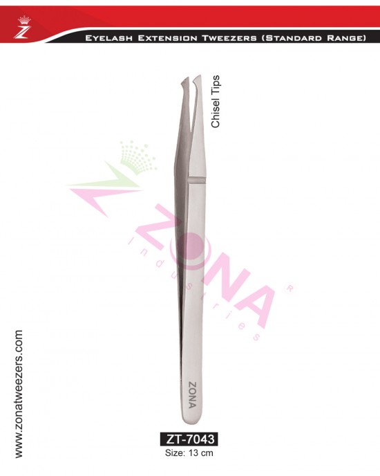 Chisel Tips Eyelash Extension Tweezers