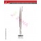 (Diamond Printed Handle S-Type) Semi Curved Eyelash Extension Tweezers