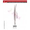 (Diamond Printed Handle S-Type) 45 Degree Angle Eyelash Extension Tweezers