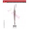 (Diamond Printed Handle S-Type) Pro Straight Eyelash Extension Tweezers